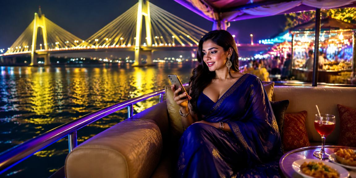 বরিশালের সমুদ্র সৈকতে মোবাইলে নিরাপদে ক্যাসিনো উপভোগ করছেন একজন ব্যবহারকারী