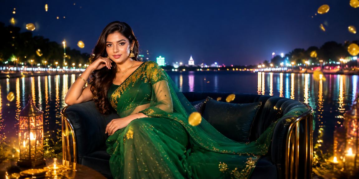 চট্টগ্রামে বিনোদন ও ক্যাসিনো পরিবেশে শাড়ি পরিহিত নারী